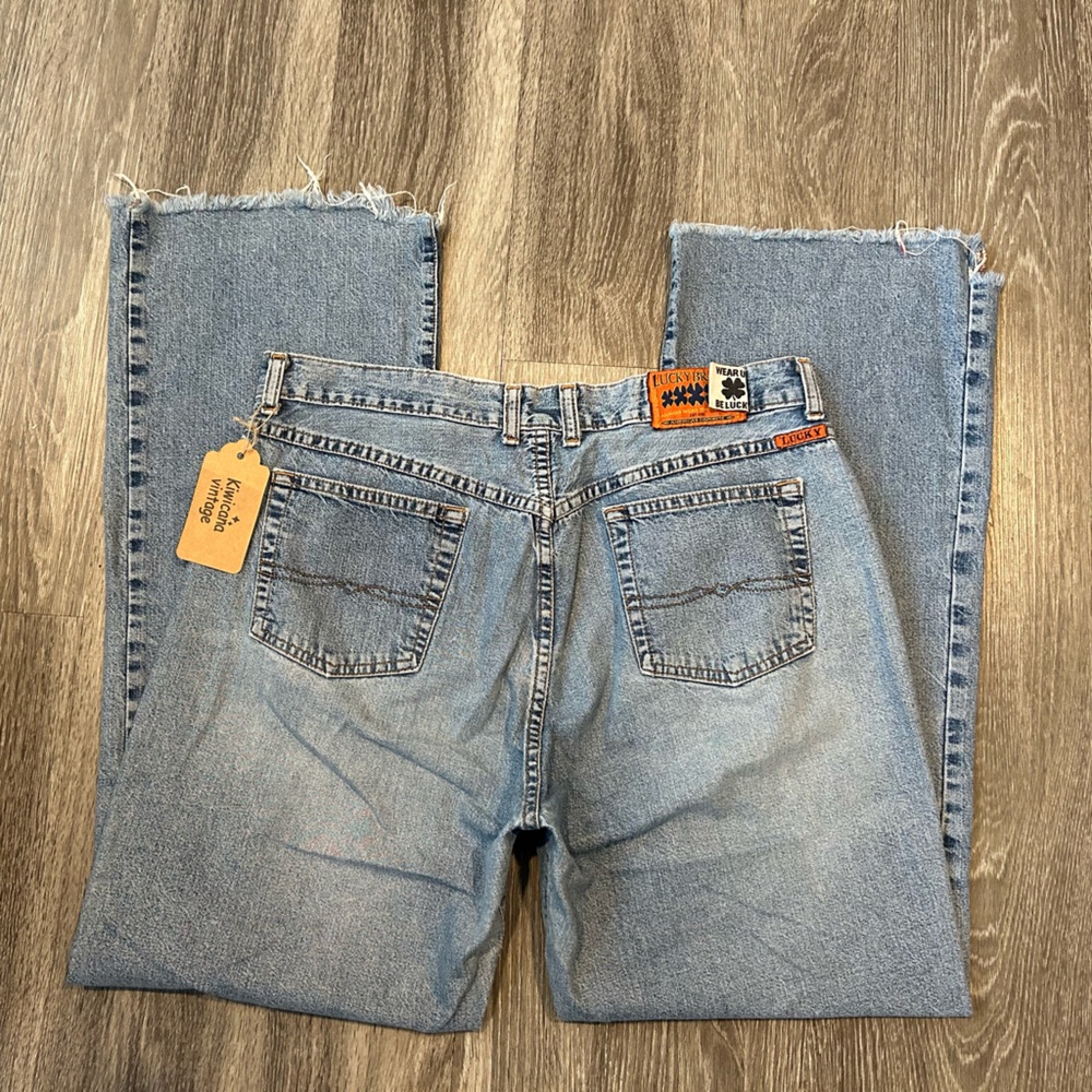 Vintage Lucky Brand Low Rise Fit and Flare Denim Jeans